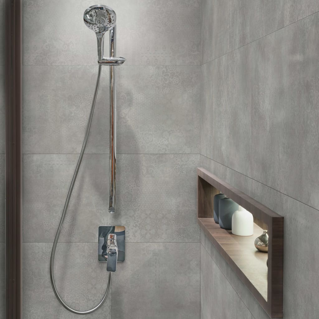 Grosfillex Wandtegels Gx Wall+ Steen 45X90 Cm Grijs