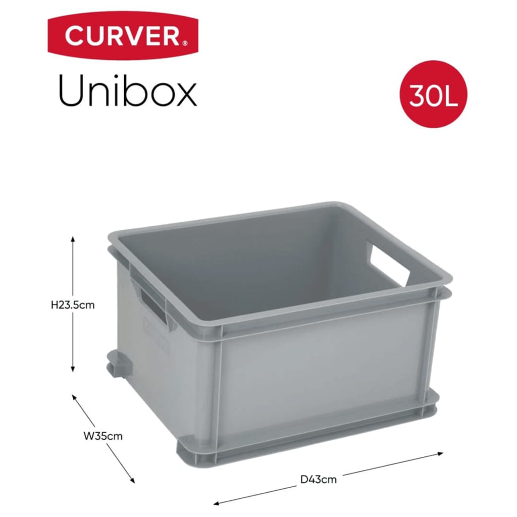 Curver Opbergbox Unibox L Grijs