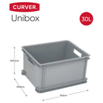 Curver Opbergbox Unibox L Grijs