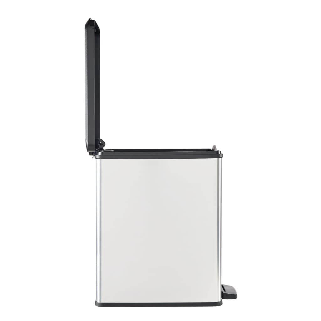 Curver Pedaalemmer Deco Smal Zilverkleurig