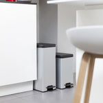 Curver Pedaalemmer Deco Smal Zilverkleurig