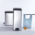 Curver Pedaalemmer Deco Smal Zilverkleurig