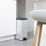 Curver Pedaalemmer Deco Smal Zilverkleurig