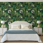 Dutch Wallcoverings Behang Eden En Donkergroen