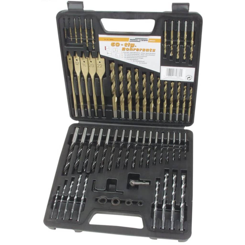 Brüder Mannesmann Borenset 60-Delige 59860