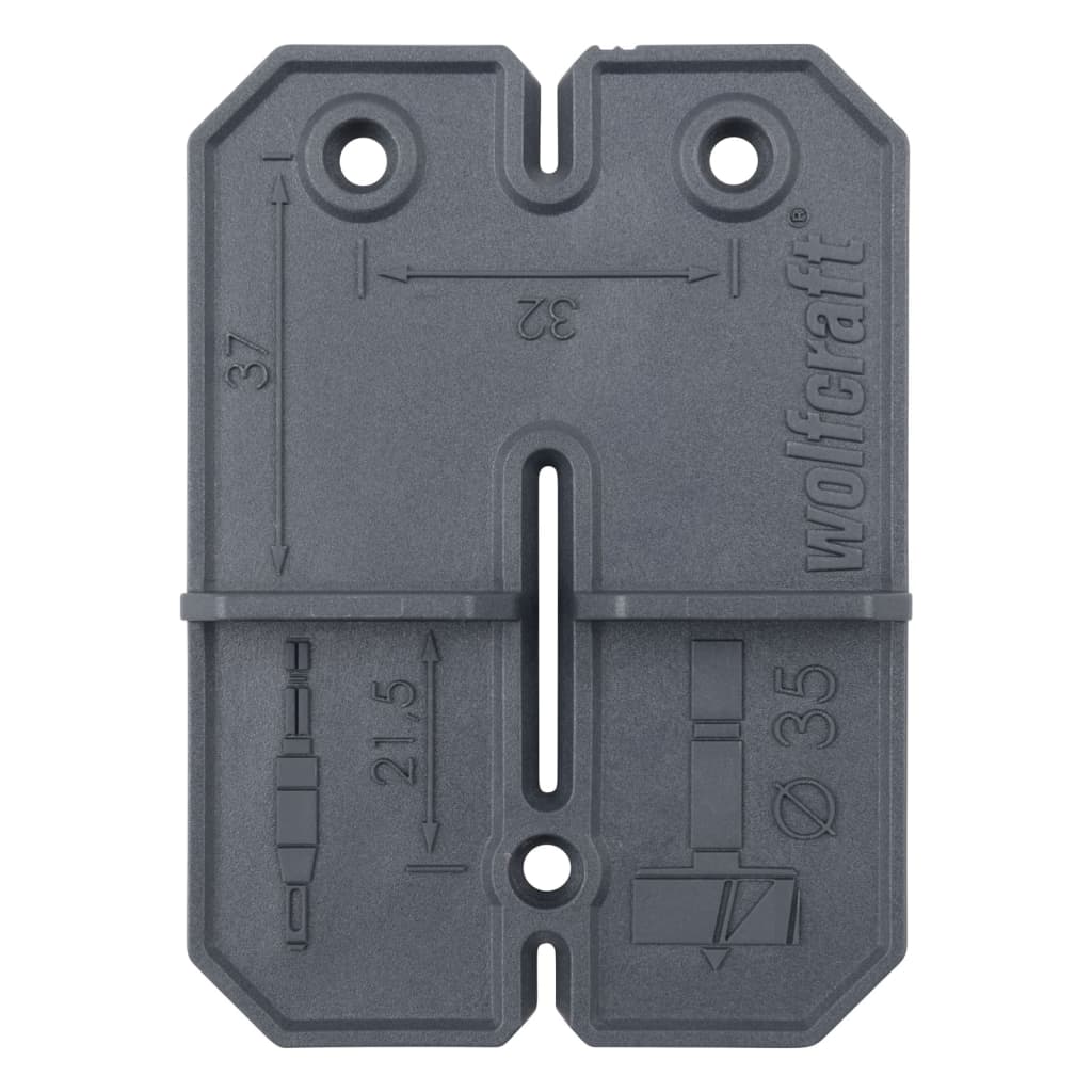 Wolfcraft 5-Delige Scharnierboorset 35 Mm