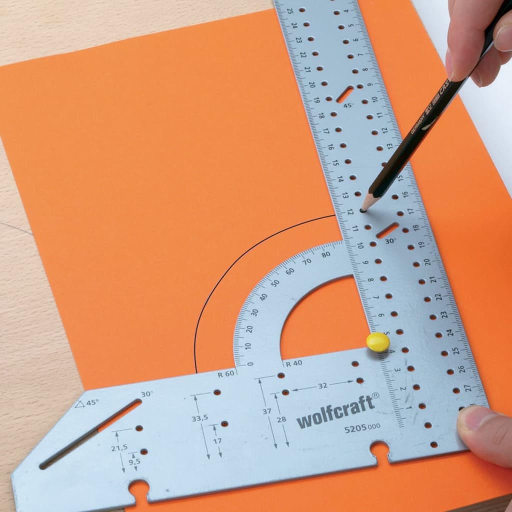 Wolfcraft Universele Winkelhaak 5205000