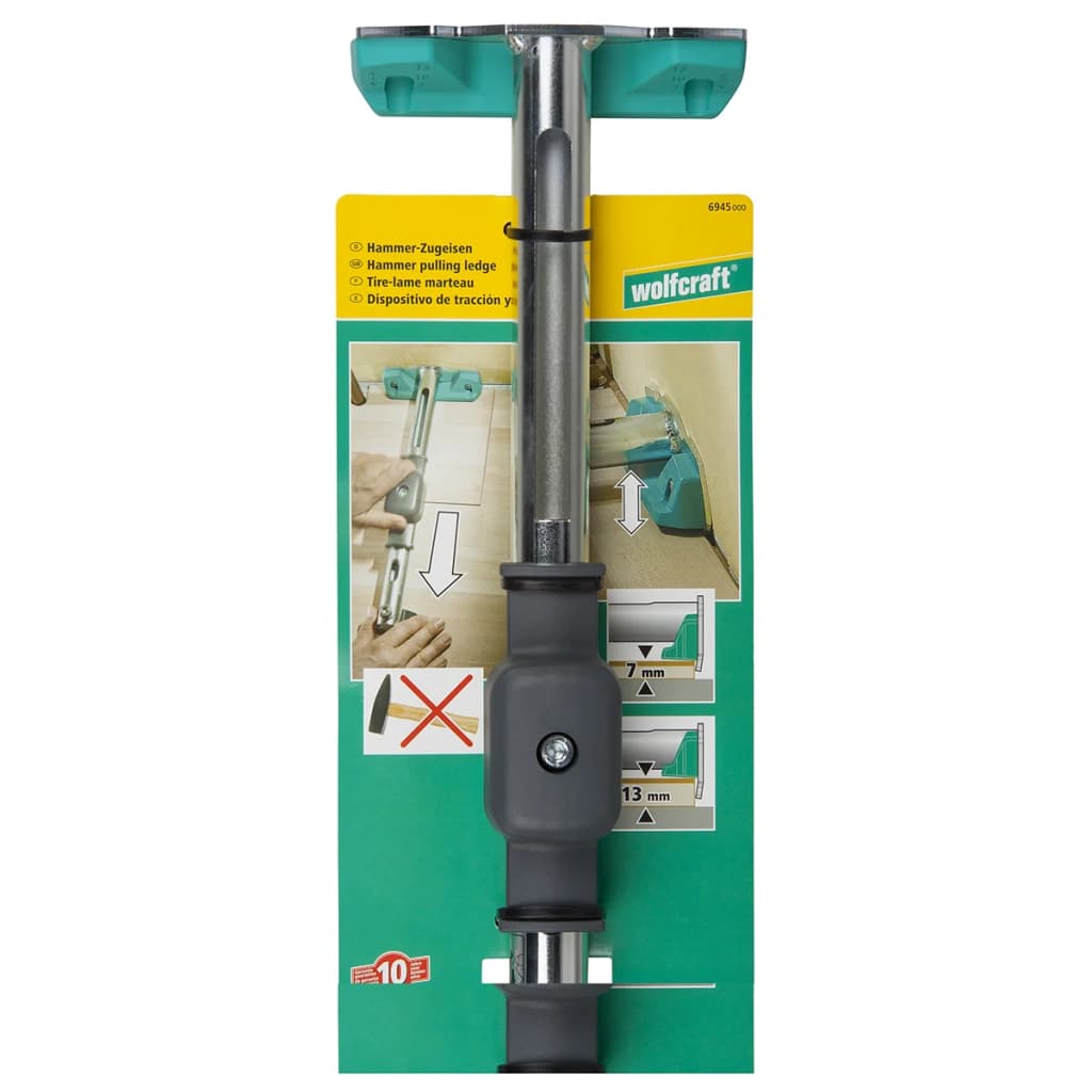 Wolfcraft Hamer/Slaghout/Trekijzer 6945000