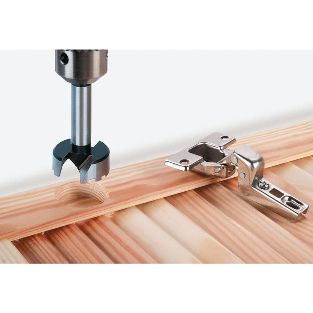 Wolfcraft 2-Delige Boorbitset Forstner Zwart