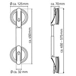 Ridder Handgreep Met Zuignappen Telescopisch 100 Kg 12,5 Cm A0150301