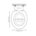 Ridder Toiletbril Generation Soft-Close Wit 2119101