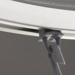 Ridder Hoekdouchegordijnrail Met Haken Universeel Chroom 52500