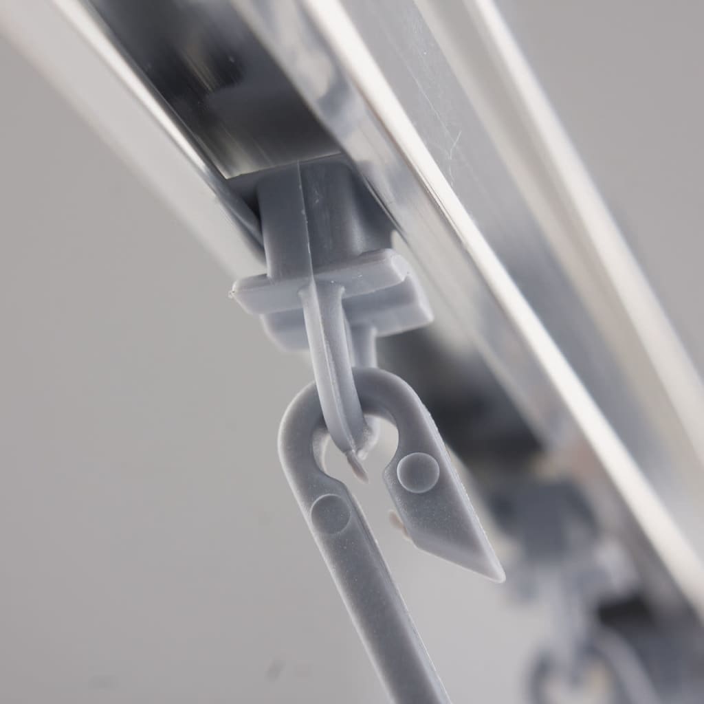 Ridder Hoekdouchegordijnrail Met Haken Universeel Chroom 52500