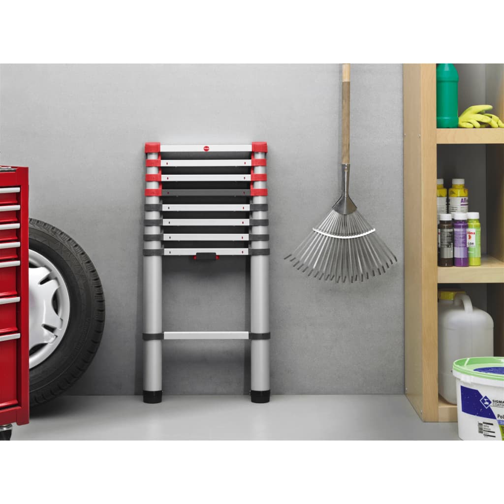 Hailo Telescoopladder Flexline 260 264 Cm Aluminium 7113-091