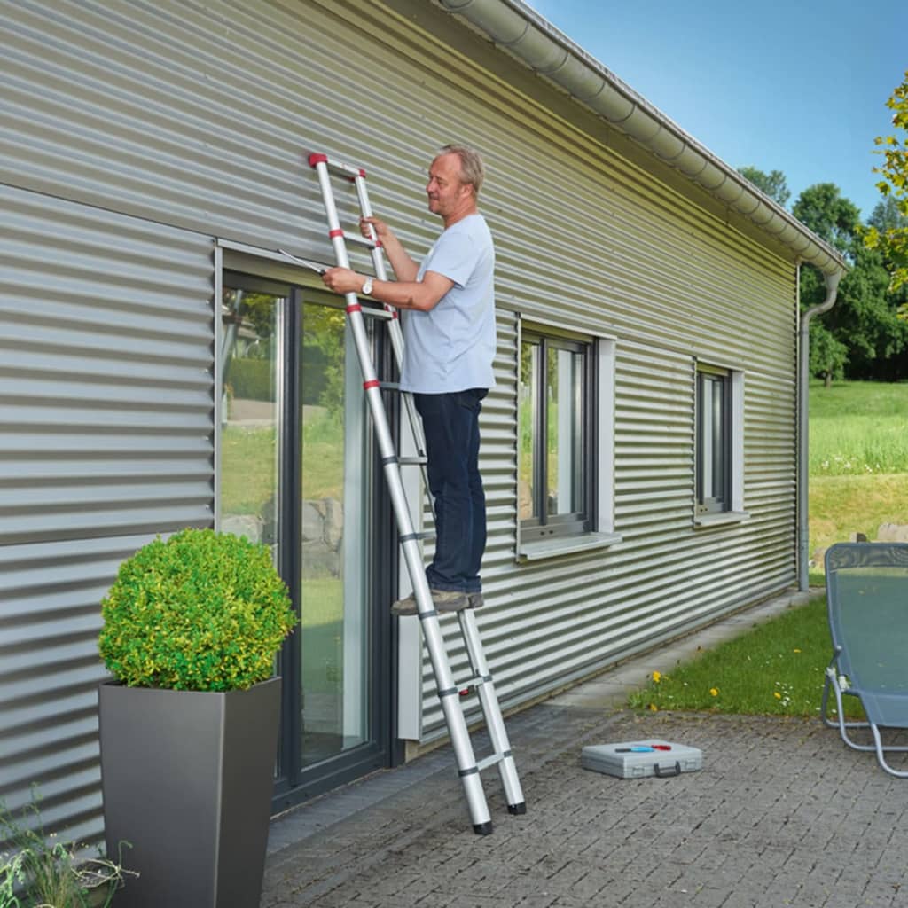 Hailo Telescoopladder Flexline 260 264 Cm Aluminium 7113-091