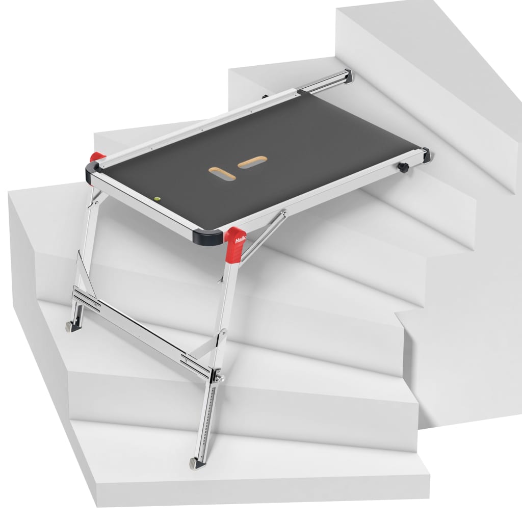 Hailo Trapplatform Tp1 Aluminium Wit