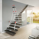Hailo Trapplatform Tp1 Aluminium Wit