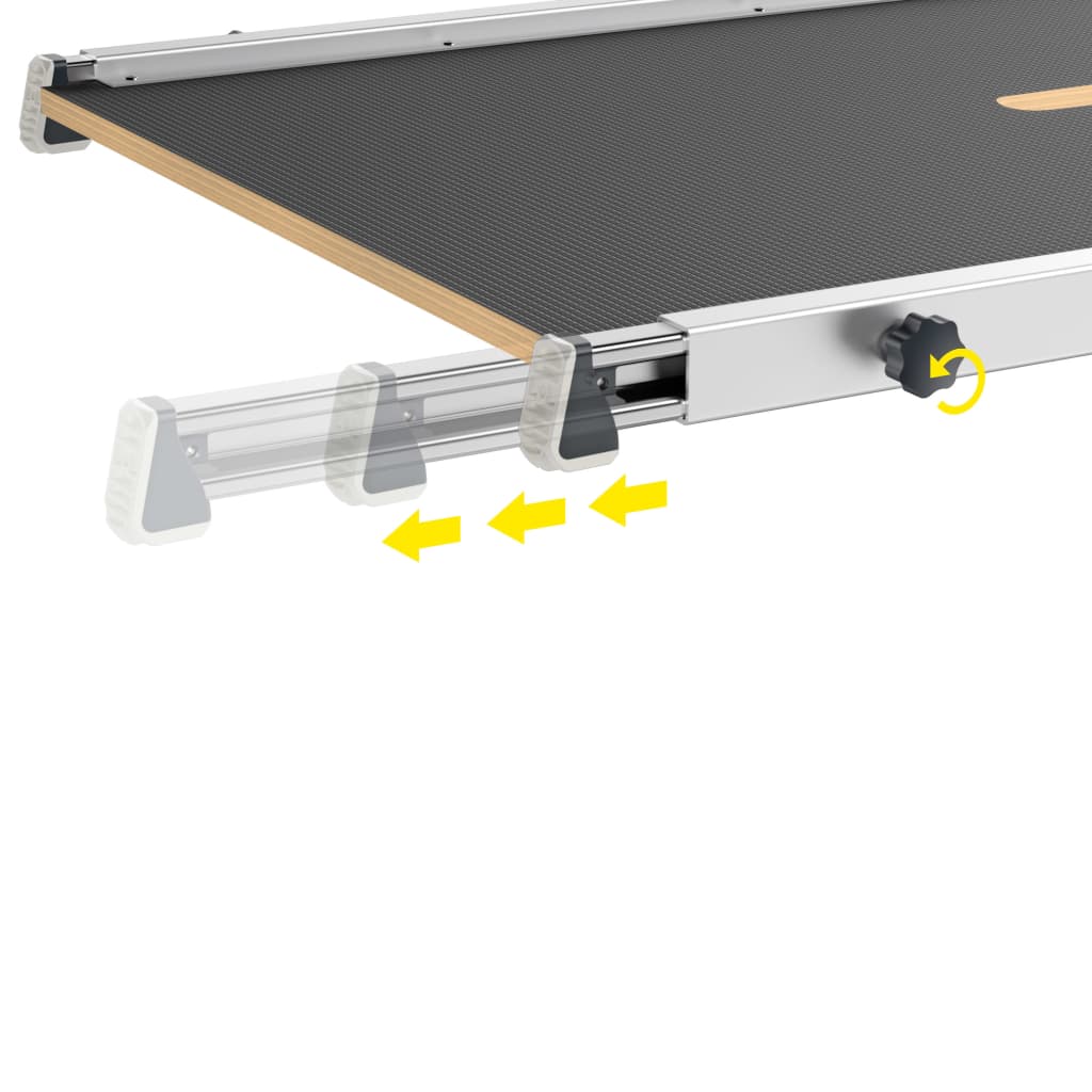 Hailo Trapplatform Tp1 Aluminium Wit