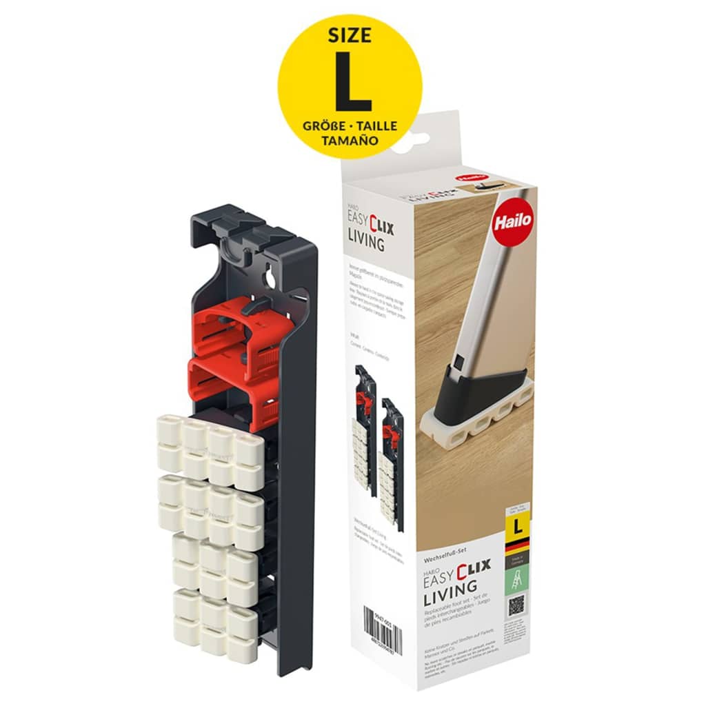 Hailo Ladder Vervangende Voeten Set Easyclix Living Maat L 9947-001