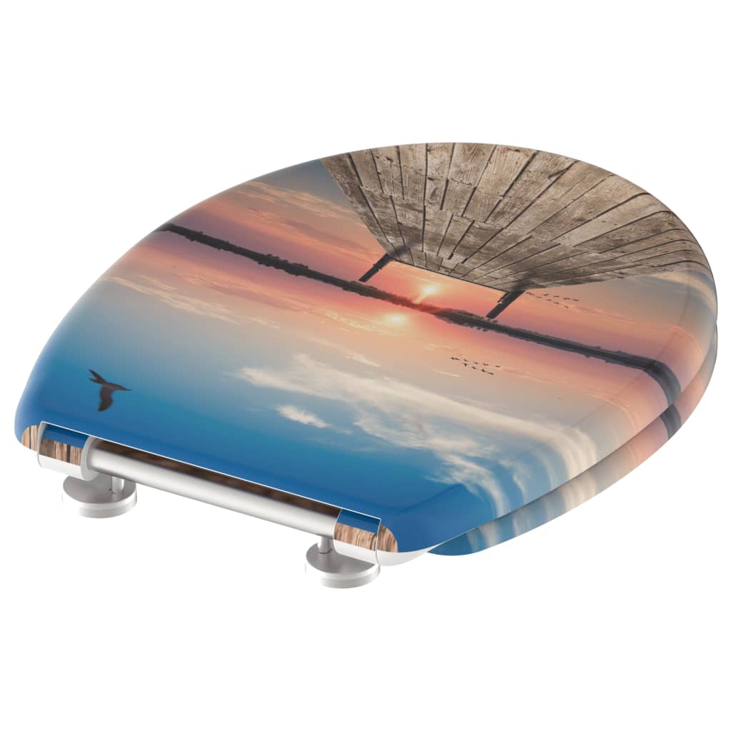 Schütte Toiletbril Met Soft-Close Quick-Release Sunset Sky