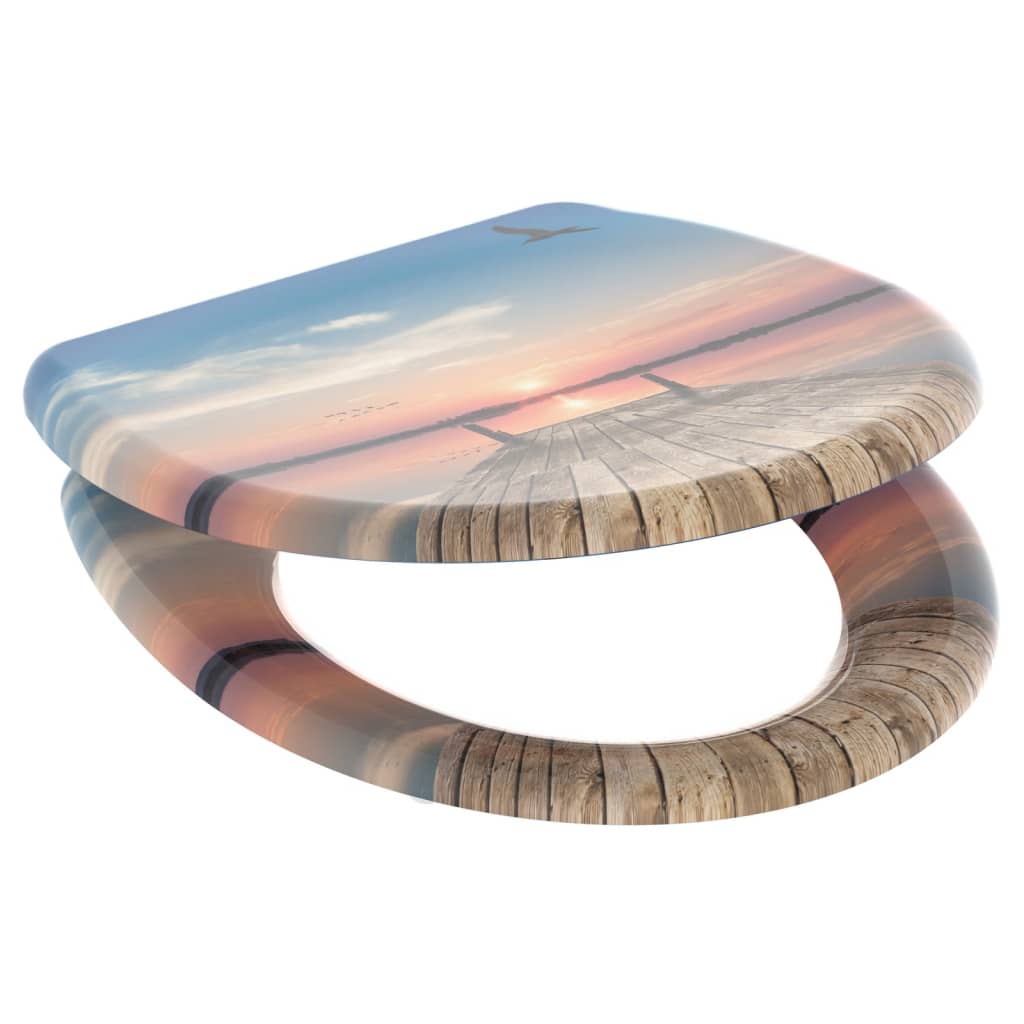 Schütte Toiletbril Met Soft-Close Quick-Release Sunset Sky