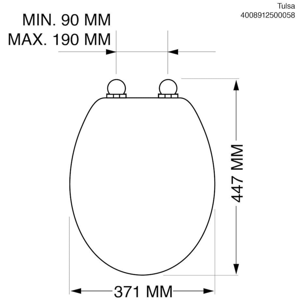 Tiger Toiletbril En Kindertoiletbril Tulsa Zwart