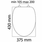 Tiger Soft-Close Toiletbril Blackwash Mdf Zwart 252030746