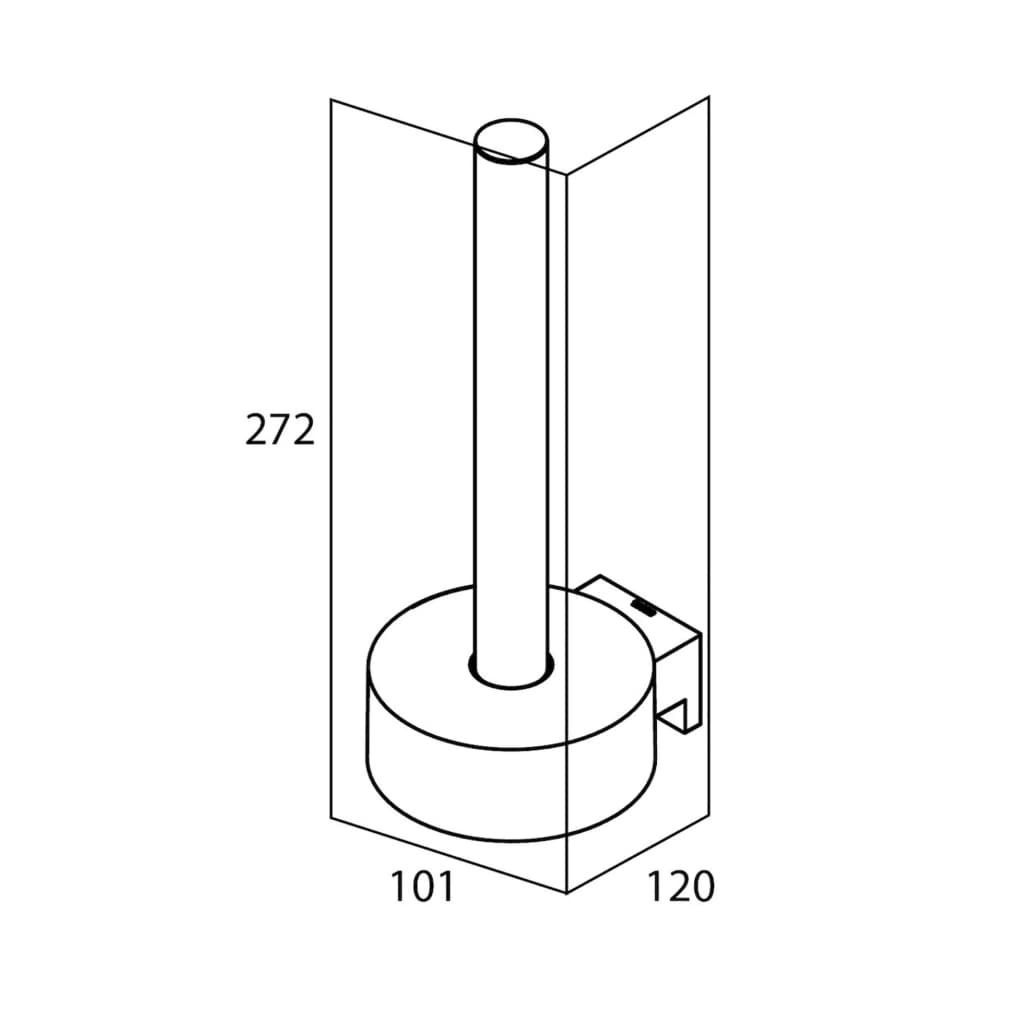 Tiger Reserverolhouder Bold Matzwart