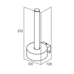 Tiger Reserverolhouder Bold Matzwart