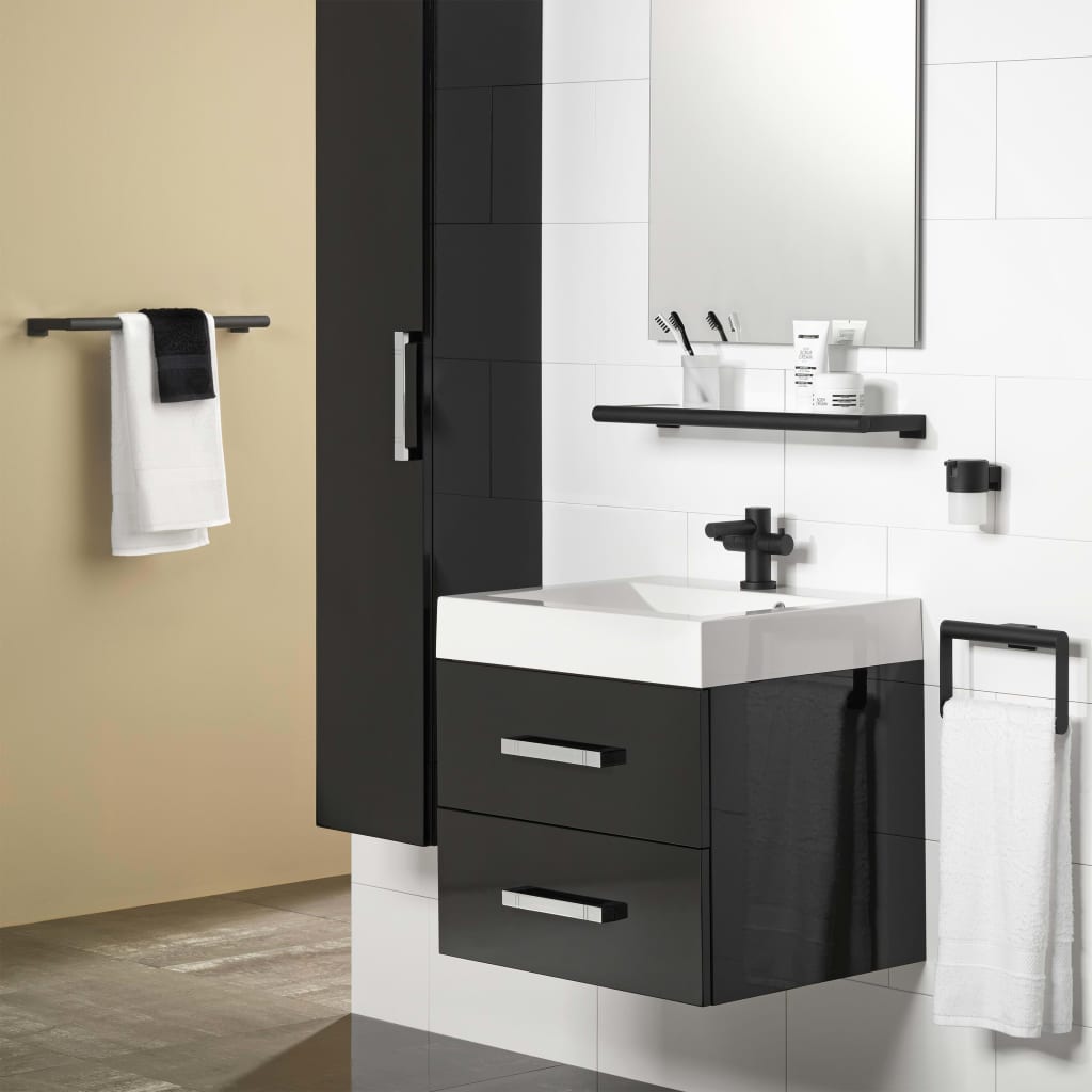 Tiger Handdoekhouder Bold Matzwart