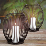 Hi 2-Delige Kaarsenstandaardset Zwart