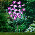 Hi Tuinlamp Orchidee Solar Led 75 Cm Beige
