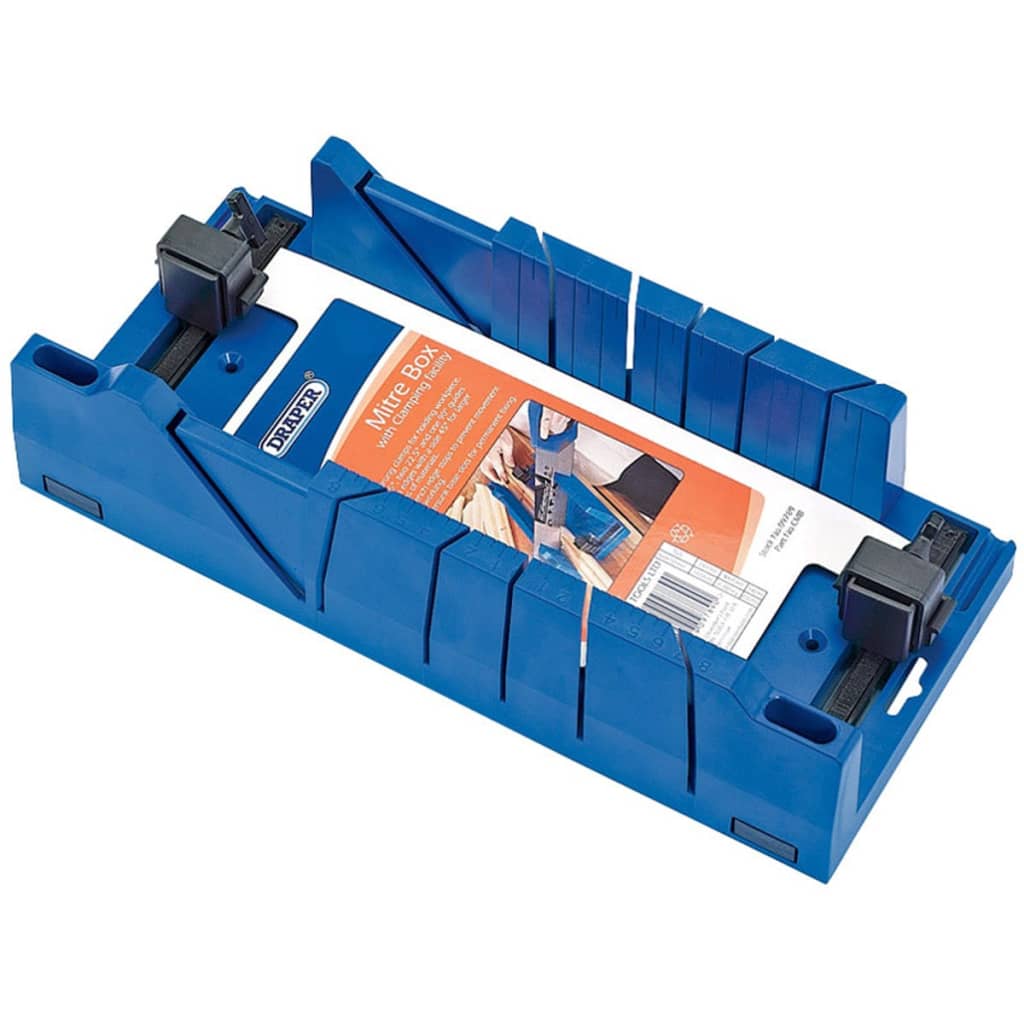 Draper Tools Expert Verstekbak Met Klemmen Blauw 09789