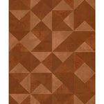 Noordwand Behang Topchic Graphic Shapes Facet Metallic Oranje