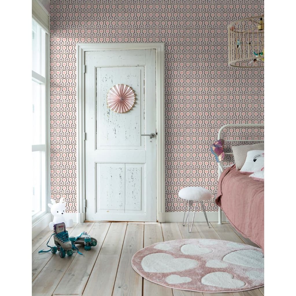Noordwand Behang Good Vibes Hexagon Pattern