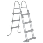 Bestway Zwembadladder Flowclear Met 4 Treden 107 Cm Donkerbruin