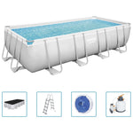 Bestway Zwembadset Power Steel Rechthoekig 549X274X122 Cm