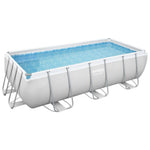 Bestway Zwembadset Power Steel Rechthoekig 404X201X100 Cm