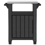 Keter Tuintafel Voor Bbq Multifunctioneel Unity Klassieke Hout-Look Zwart