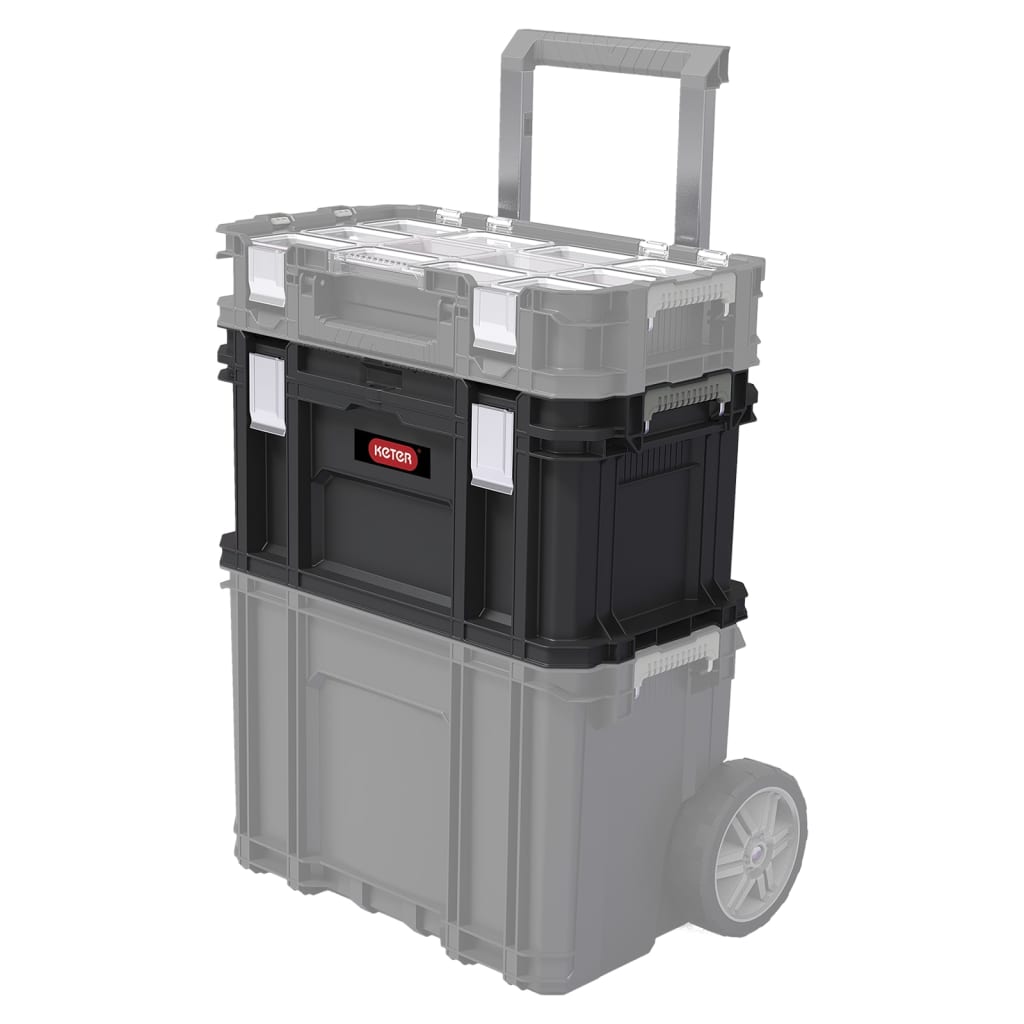 Keter Gereedschapskist Connect Zwart