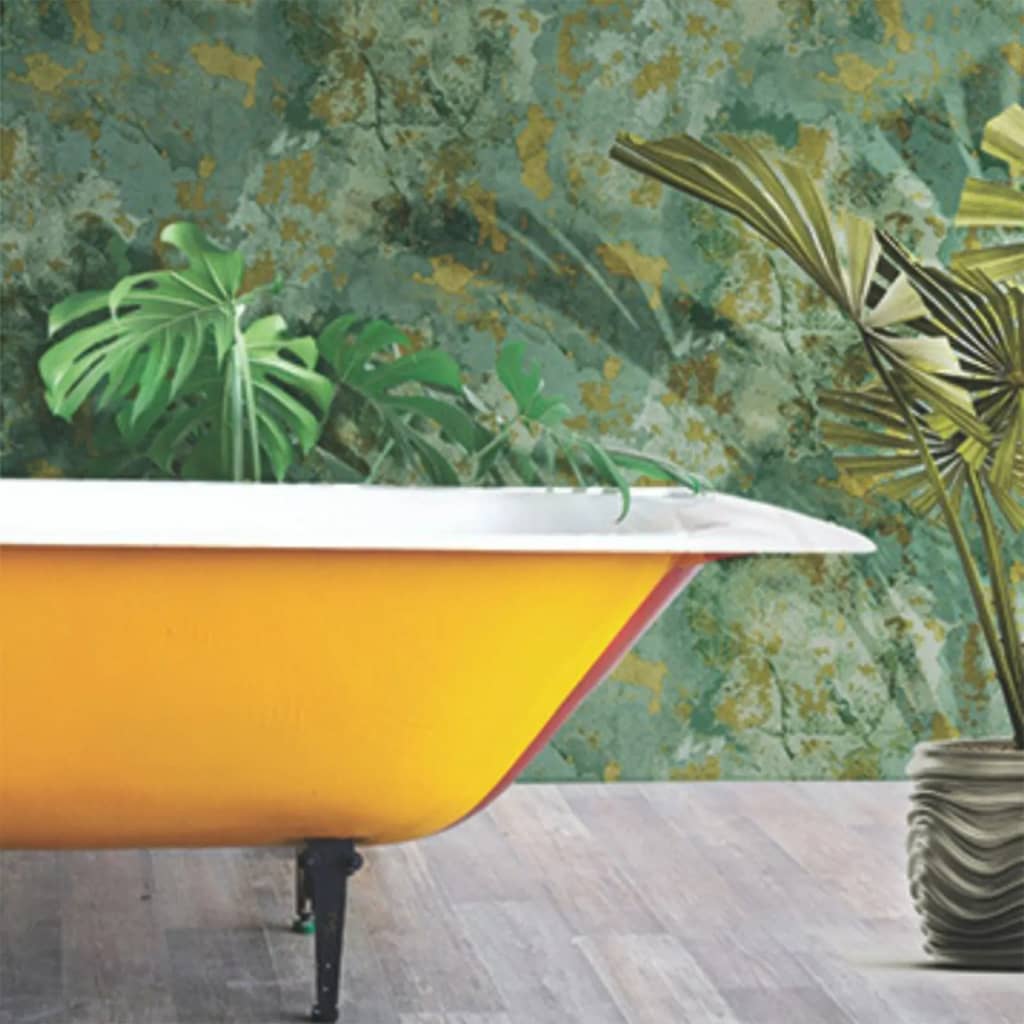 Noordwand Behang Zero Plastered Wall Groen