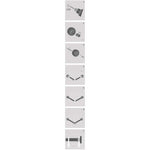 Sealskin Douchegordijnstang Combi Chroomkleurig