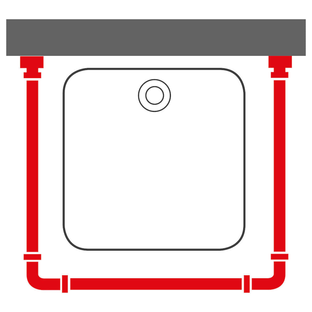 Sealskin Douchegordijnstang Combi Chroomkleurig