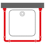 Sealskin Douchegordijnstang Combi Chroomkleurig