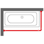 Sealskin Douchegordijnstang Combi Chroomkleurig