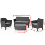 Keter -Delige Loungeset Salemo Kleurig 236629
