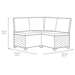 Keter Hoekelement Rosalie Grafietkleurig