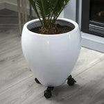 Nature Plantentrolley Met 3 Armen Verstelbaar Metaal Zwart