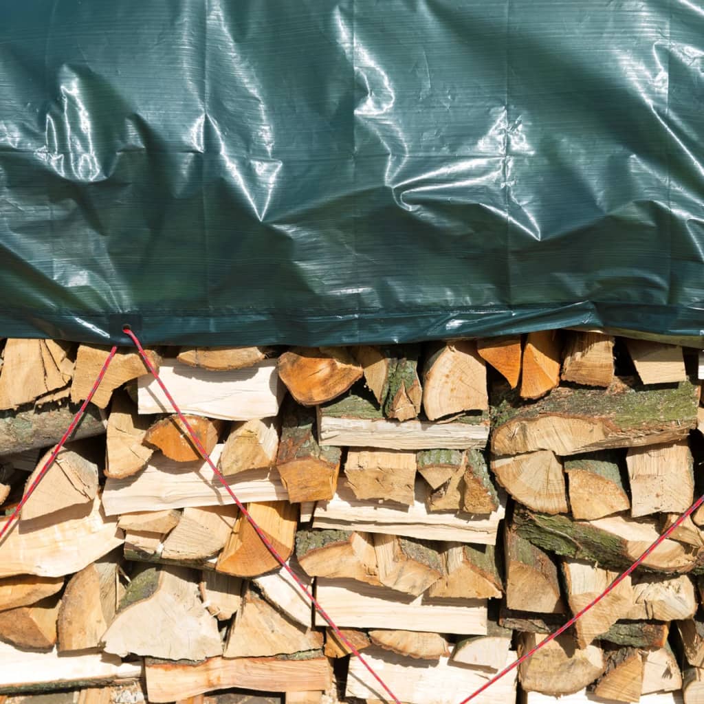 Nature Brandhout Afdekzeil Pe Groen