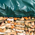 Nature Brandhout Afdekzeil Pe Groen